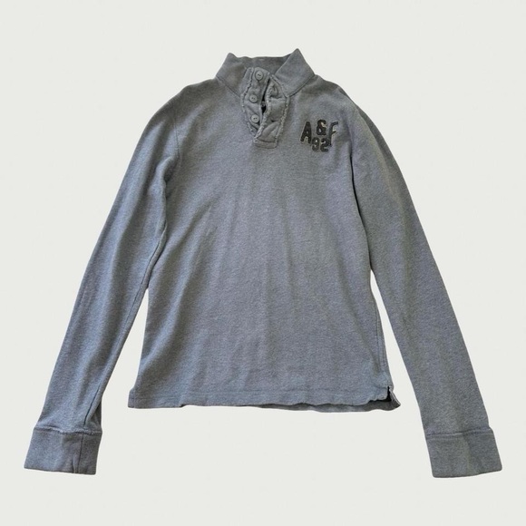 Abercrombie & Fitch Henley Sweatshirt - Picture 1 of 8